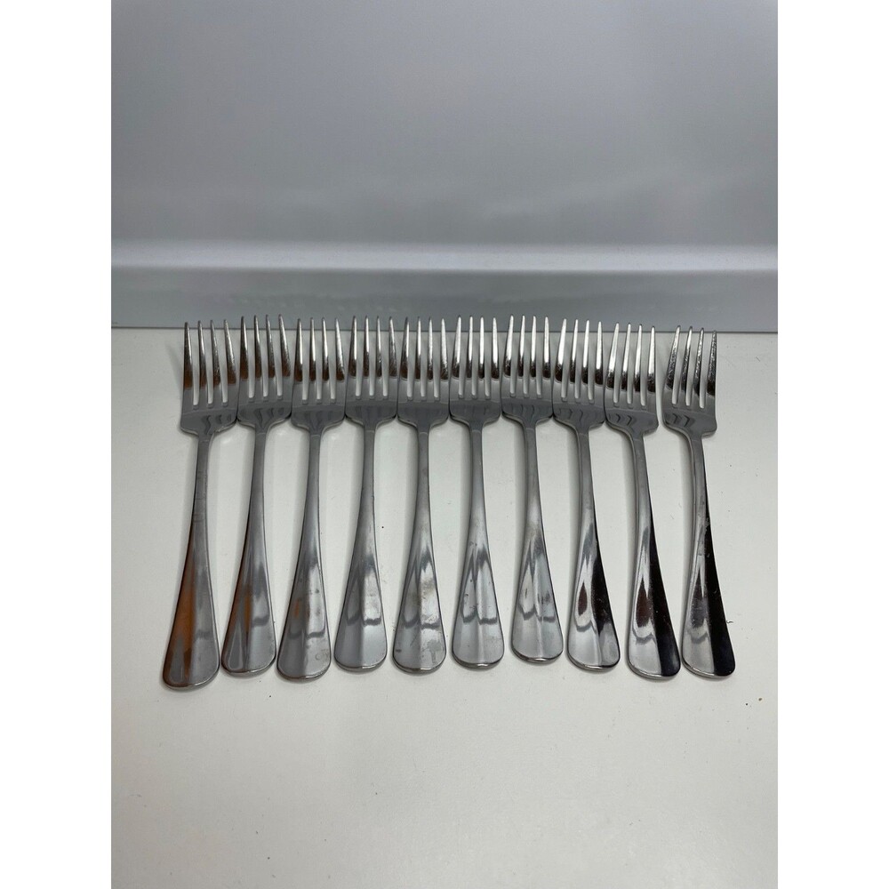 ONEIDA SAVOR Stainless Flatware Set of 10 DINNER FORKS 7 1/4"